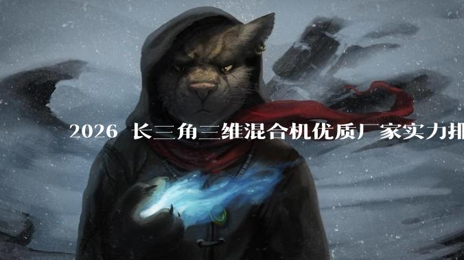 2026 长三角三维混合机优质厂家实力排行 工业多场景精准选型指南_设备_物料